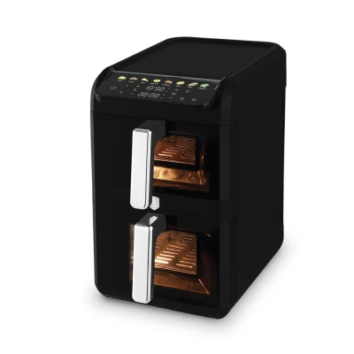 Berlingerhaus Horkovzdušná fritéza digitální dvojitá 4+6 l Matte Black Collection