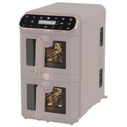 Berlingerhaus Horkovzdušná fritéza digitální dvojitá 5,5 + 5,5 l Taupe Collection