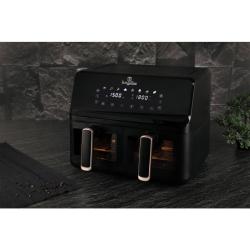 Berlingerhaus Horkovzdušná fritéza dvojitá 4,1 + 4,1 l Black Rose Collection