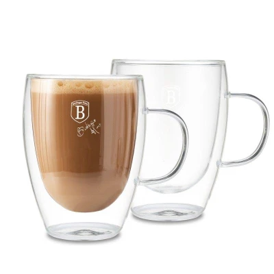 Berlingerhaus Sada hrnků na cappuccino dvojité sklo 300 ml 2 ks