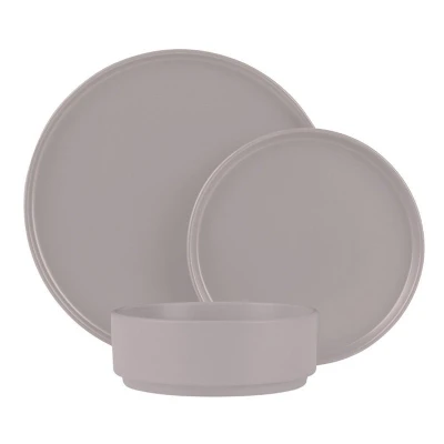 Berlingerhaus Jídelní sada talířů 18 ks Taupe Collection