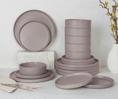 Berlingerhaus Jídelní sada talířů 18 ks Taupe Collection