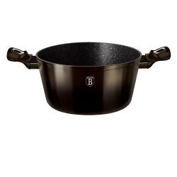 Berlingerhaus Kastrol s mramorovým povrchem 20 cm Shiny Black Collection 2 poklice
