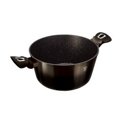 Berlingerhaus Kastrol s mramorovým povrchem 20 cm Shiny Black Collection 2 poklice