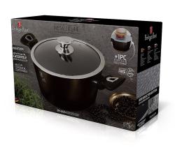 Berlingerhaus Kastrol s mramorovým povrchem 20 cm Shiny Black Collection 2 poklice