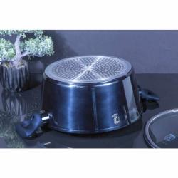 Berlingerhaus Kastrol s mramorovým povrchem a poklic 30 cm Metallic Line Aquamarine Edition