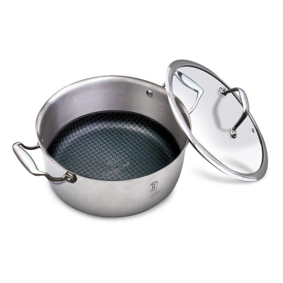 Berlingerhaus Kastrol s poklicí a nepřilnavým povrchem 24 cm Eternal Collection