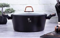 Berlingerhaus Kastrol s poklicí s mramorovým povrchem 20 cm Black Rose Collection