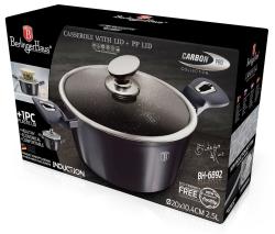 Berlingerhaus Kastrol s poklicí s mramorovým povrchem 20 cm Carbon PRO Line