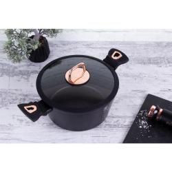 Berlingerhaus Kastrol s poklicí s mramorovým povrchem 24 cm Black Rose Collection
