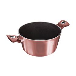 Berlingerhaus Kastrol s poklicí s mramorovým povrchem 20 cm I-Rose Edition