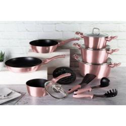 Berlingerhaus Kastrol s poklicí s mramorovým povrchem 20 cm I-Rose Edition