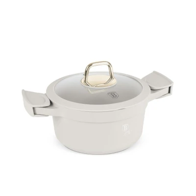 Berlingerhaus Kastrol s poklicí s titanovým povrchem 20 cm Sahara Collection