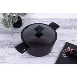 Berlingerhaus Kastrol s poklicí s titanovým povrchem 24 cm Monaco Collection