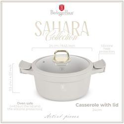 Berlingerhaus Kastrol s poklicí s titanovým povrchem 24 cm Sahara Collection