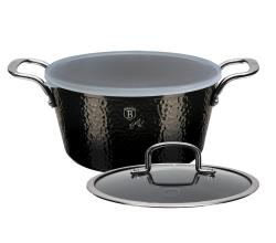 Berlingerhaus Kastrol s poklicí s titanovým povrchem 24 cm Shine Basalt Collection Berlingerhaus Kastrol s poklicí s titanovým povrchem 24 cm Shine Basalt Collection