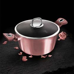Berlingerhaus Kastrol s poklicí s titanovým povrchem 28 cm I-Rose Edition