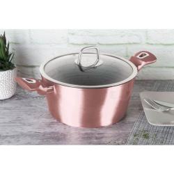 Berlingerhaus Kastrol s poklicí s titanovým povrchem 28 cm I-Rose Edition