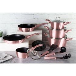 Berlingerhaus Kastrol s poklicí s titanovým povrchem 28 cm I-Rose Edition