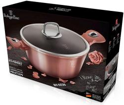 Berlingerhaus Kastrol s poklicí s titanovým povrchem 28 cm I-Rose Edition