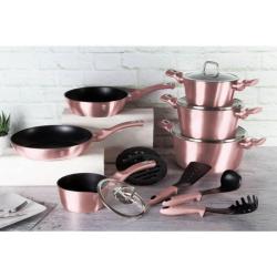 Berlingerhaus Kastrol s poklicí s titanovým povrchem 28 cm I-Rose Edition (VÝPRODEJ)