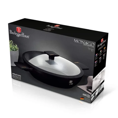 Berlingerhaus Kastrol s poklicí s titanovým povrchem 28 cm Monaco Collection