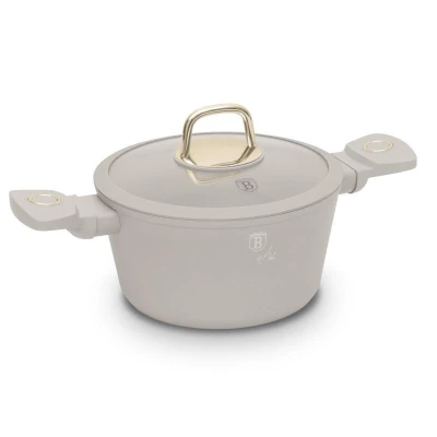Berlingerhaus Kastrol s titanovým povrchem a poklicí 20 cm Sahara Collection Berlingerhaus Kastrol s titanovým povrchem a poklicí 20 cm Sahara Collection