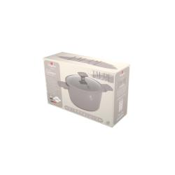 Berlingerhaus Kastrol s titanovým povrchem a poklicí 20 cm Taupe Collection