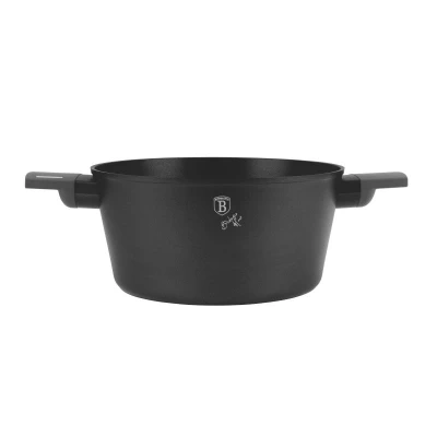 Berlingerhaus Kastrol s titanovým povrchem a poklicí 24 cm Antracit Collection
