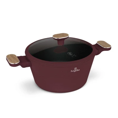 Berlingerhaus Kastrol s titanovým povrchem a poklicí 24 cm Leonardo Nordic Collection