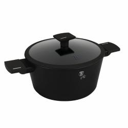 Berlingerhaus Kastrol s titanovým povrchem a poklicí 24 cm Matte Black Collection Berlingerhaus Kastrol s titanovým povrchem a poklicí 24 cm Matte Black Collection