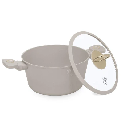 Berlingerhaus Kastrol s titanovým povrchem a poklicí 24 cm Sahara Collection