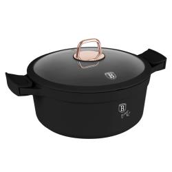 Berlingerhaus Kastrol s titanovým povrchem a poklicí 28 cm Black Rose Collection Berlingerhaus Kastrol s titanovým povrchem a poklicí 28 cm Black Rose Collection