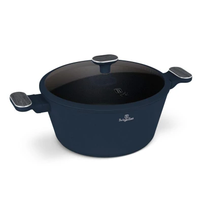 Berlingerhaus Kastrol s titanovým povrchem a poklicí 28 cm Deep Sea Collection