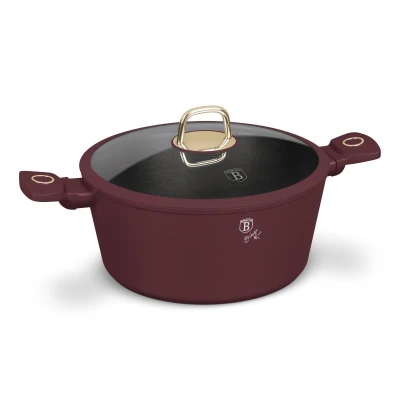 Berlingerhaus Kastrol s titanovým povrchem a poklicí 28 cm Leonardo Collection