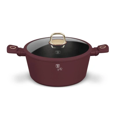 Berlingerhaus Kastrol s titanovým povrchem a poklicí 28 cm Leonardo Collection