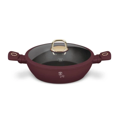 Berlingerhaus Kastrol s titanovým povrchem a poklicí 28 cm Leonardo Collection