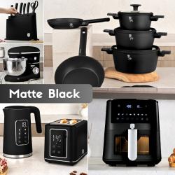 Berlingerhaus Kastrol s titanovým povrchem a poklicí 28 cm Matte Black Collection