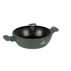 Berlingerhaus Kastrol s titanovým povrchem a poklicí 28 cm Matte Green Collection