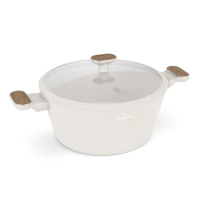 Berlingerhaus Kastrol s titanovým povrchem a poklicí 28 cm Sahara Nordic Collection