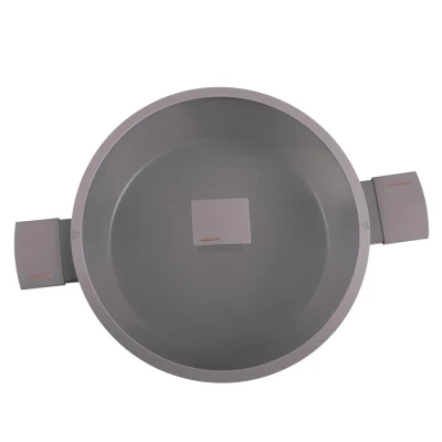 Berlingerhaus Kastrol s titanovým povrchem a poklicí 28 cm Taupe Collection