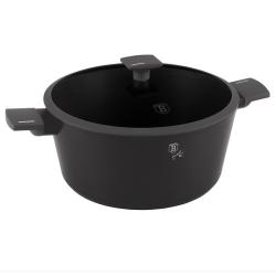 Berlingerhaus Kastrol s titanovým povrchem a poklicí 30 cm Antracit Collection Berlingerhaus Kastrol s titanovým povrchem a poklicí 30 cm Antracit Collection