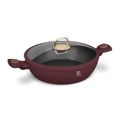 Berlingerhaus Kastrol s titanovým povrchem a poklicí 30 cm Leonardo Collection