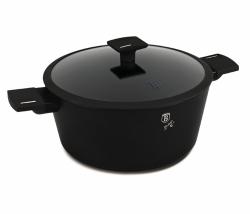 Berlingerhaus Kastrol s titanovým povrchem a poklicí 30 cm Matte Black Collection Berlingerhaus Kastrol s titanovým povrchem a poklicí 30 cm Matte Black Collection