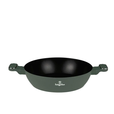 Berlingerhaus Kastrol s titanovým povrchem a poklicí 30 cm Matte Green Collection