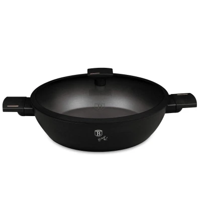 Berlingerhaus Pánev hluboká s titanovým povrchem a poklicí 30 cm Monaco Collection