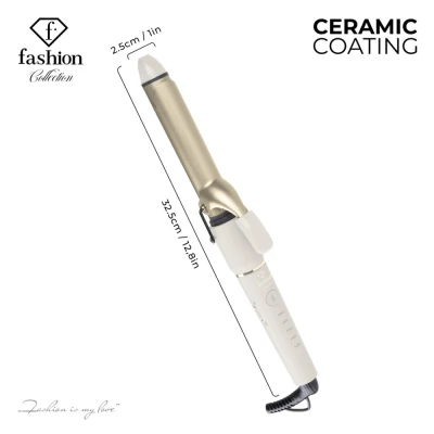 Berlingerhaus Keramická kulma na vlasy 25 mm s regulací teploty Cream Gold Collection