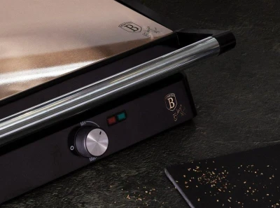 Berlingerhaus Kontaktný gril s nepriľnavým povrchom 2000 W Rosegold Metallic Line