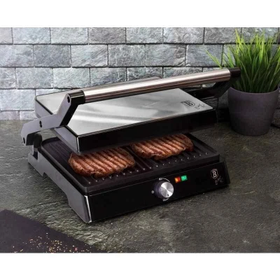 Berlingerhaus Kontaktní gril s nepřilnavým povrchem 2000 W Royal Black Collection