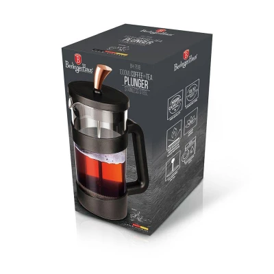 Berlingerhaus Konvice na čaj a kávu French Press 1000 ml Black Rose Collection